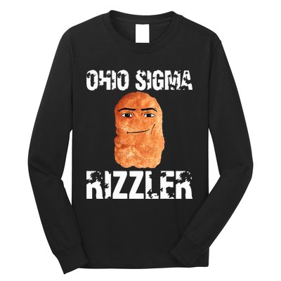 Ohio Sigma Rizzler Meme Rizz Internet Memes Funny Memes Genz Long Sleeve Shirt