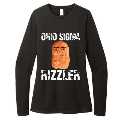 Ohio Sigma Rizzler Meme Rizz Internet Memes Funny Memes Genz Womens CVC Long Sleeve Shirt