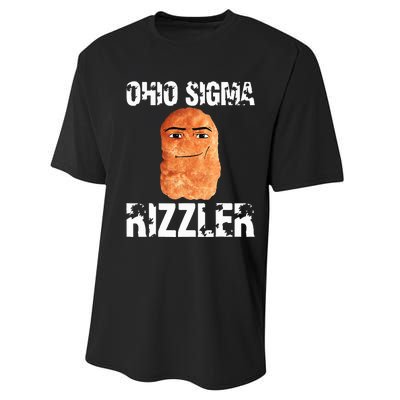 Ohio Sigma Rizzler Meme Rizz Internet Memes Funny Memes Genz Performance Sprint T-Shirt