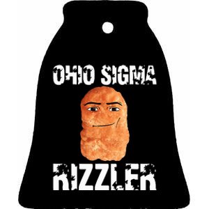 Ohio Sigma Rizzler Meme Rizz Internet Memes Funny Memes Genz Ceramic Bell Ornament