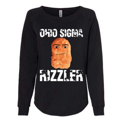 Ohio Sigma Rizzler Meme Rizz Internet Memes Funny Memes Genz Womens California Wash Sweatshirt