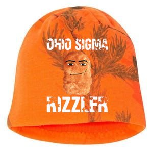 Ohio Sigma Rizzler Meme Rizz Internet Memes Funny Memes Genz Kati - Camo Knit Beanie