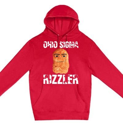 Ohio Sigma Rizzler Meme Rizz Internet Memes Funny Memes Genz Premium Pullover Hoodie