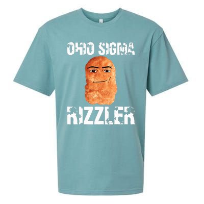 Ohio Sigma Rizzler Meme Rizz Internet Memes Funny Memes Genz Sueded Cloud Jersey T-Shirt