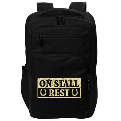 On Stall Rest Horse Impact Tech Backpack