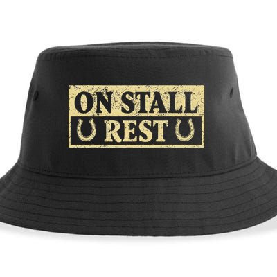 On Stall Rest Horse Sustainable Bucket Hat