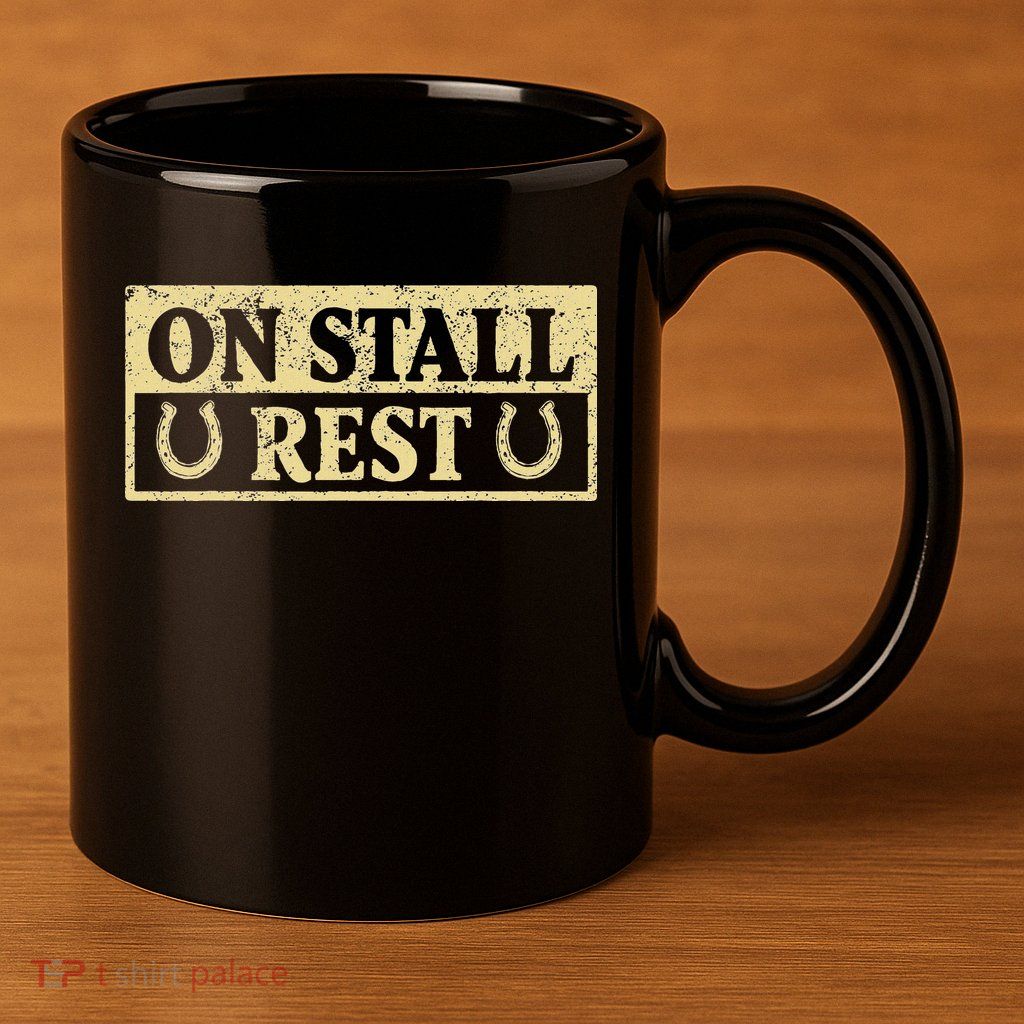 On Stall Rest Horse 11oz C Handle Ceramic Mug