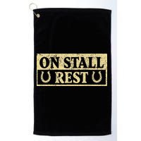 On Stall Rest Horse Golf Towel