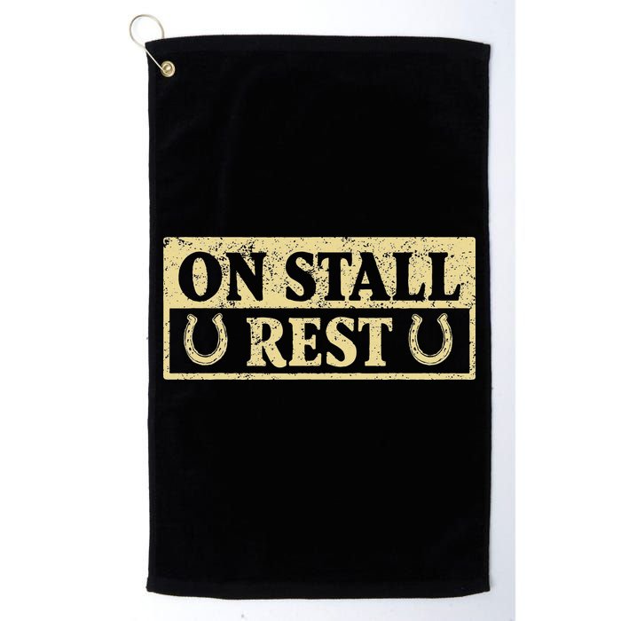 On Stall Rest Horse Golf Towel