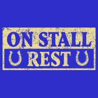 On Stall Rest Horse Button
