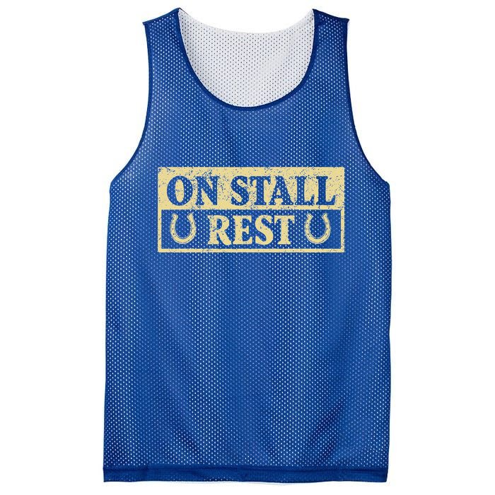 On Stall Rest Horse Mesh Reversible Basketball Jersey Tank