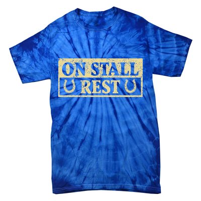 On Stall Rest Horse Tie-Dye T-Shirt