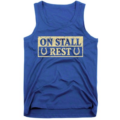 On Stall Rest Horse Tank Top