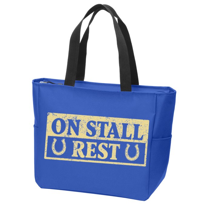 On Stall Rest Horse Zip Tote Bag