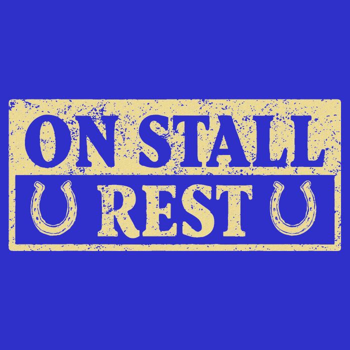 On Stall Rest Horse Zip Tote Bag