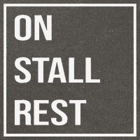 On Stall Rest Quote With Square Frame Shopping Team Cotton Canvas Backpack