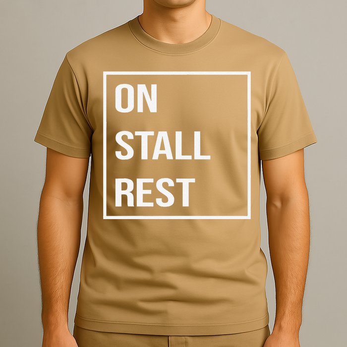 On Stall Rest Quote With Square Frame Shopping Team T-Shirt