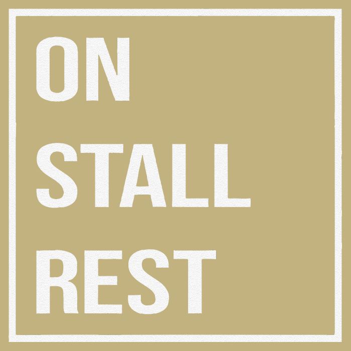 On Stall Rest Quote With Square Frame Shopping Team T-Shirt