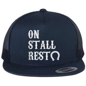 On Stall Rest Horse Flat Bill Trucker Hat