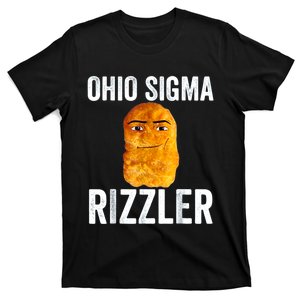 Ohio Sigma Rizzler Funny Meme Chicken Nugget T-Shirt