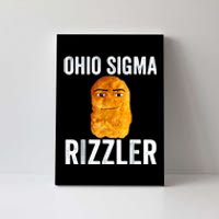 Ohio Sigma Rizzler Funny Meme Chicken Nugget Canvas