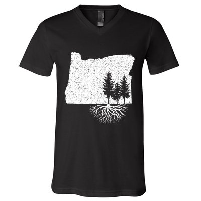 Oregon State Roots V-Neck T-Shirt