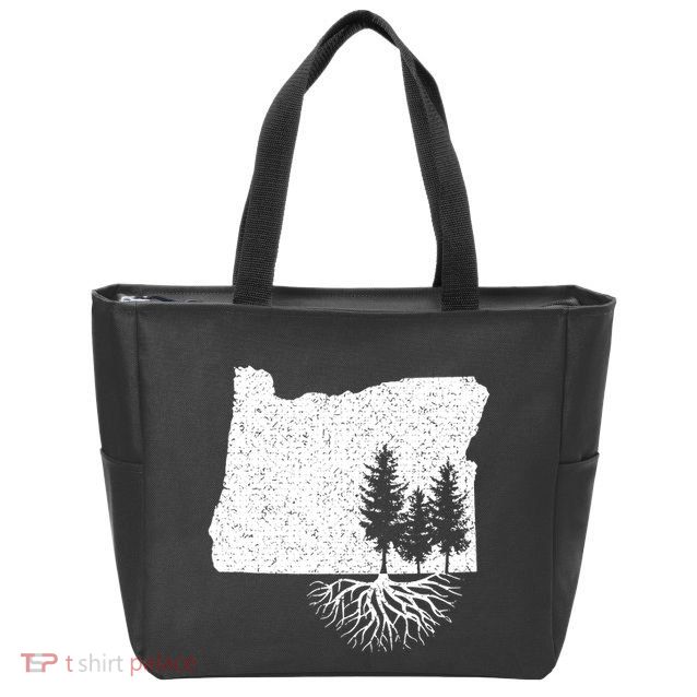 Oregon State Roots Zip Tote Bag