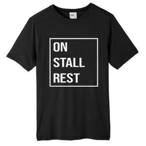 On Stall Rest Quote With Square Frame Shopping Team Tall Fusion ChromaSoft Performance T-Shirt