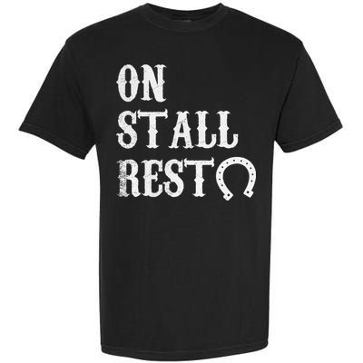 On Stall Rest Horse Garment-Dyed Heavyweight T-Shirt
