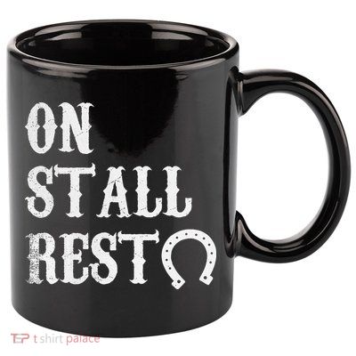 On Stall Rest Horse 11oz C Handle Ceramic Mug