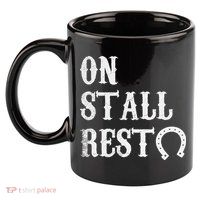 On Stall Rest Horse 11oz C Handle Ceramic Mug