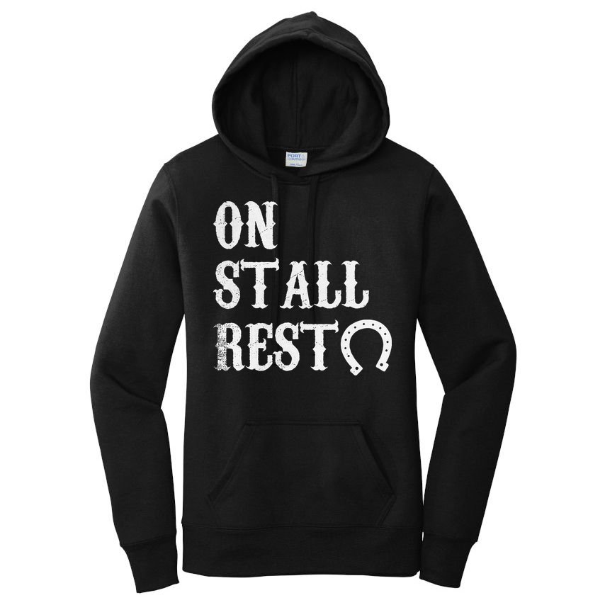 On Stall Rest Horse Women's Pullover Hoodie