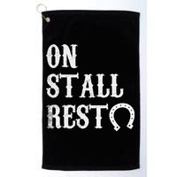 On Stall Rest Horse Golf Towel