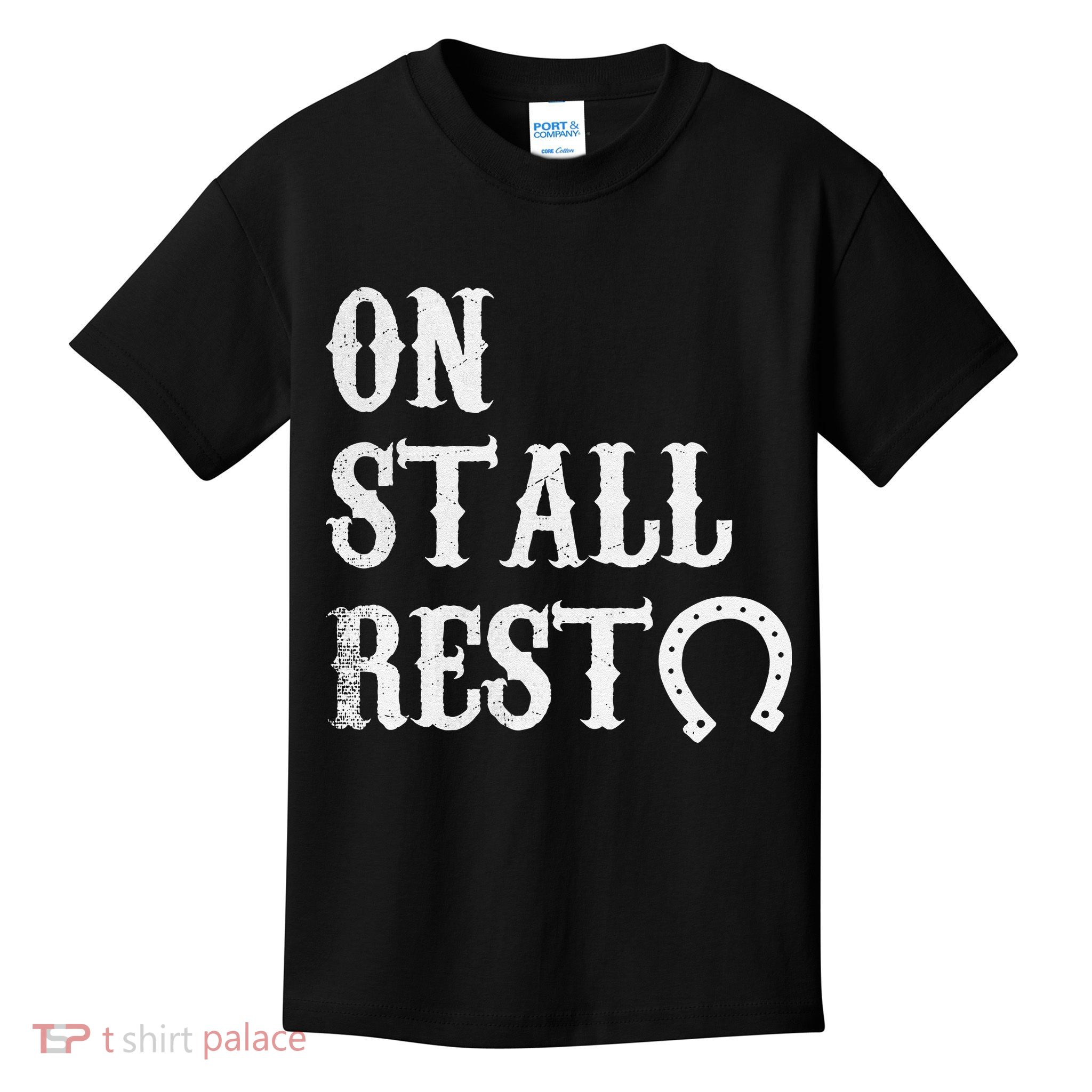 On Stall Rest Horse Kids T-Shirt