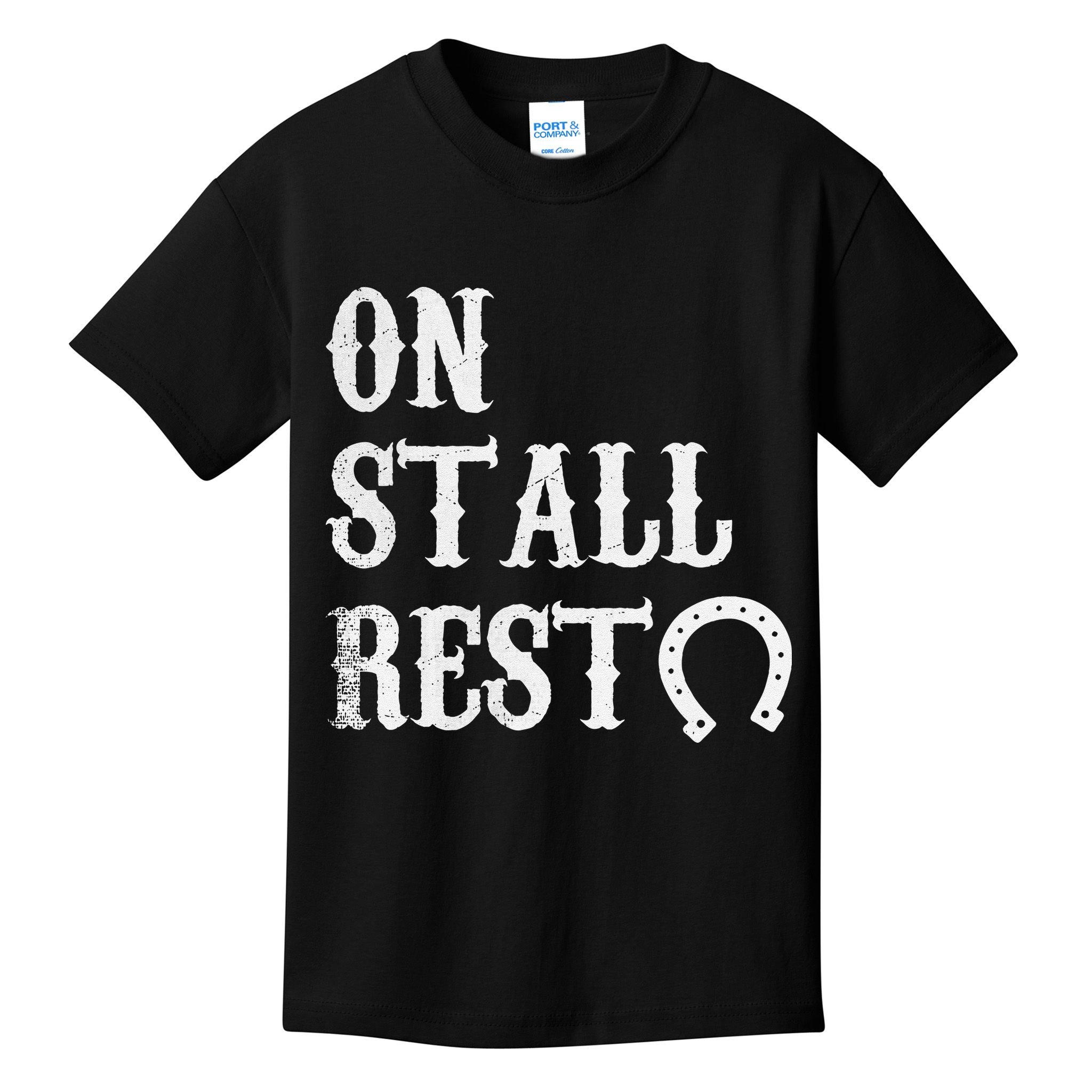 On Stall Rest Horse Kids T-Shirt