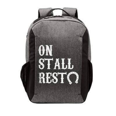 On Stall Rest Horse Vector Backpack