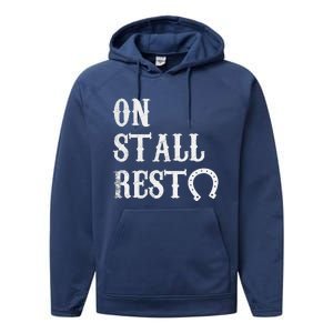 On Stall Rest Horse Performance Fleece Hoodie