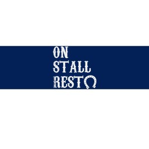 On Stall Rest Horse Bumper Sticker