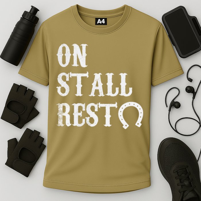 On Stall Rest Horse Cooling Performance Crew T-Shirt