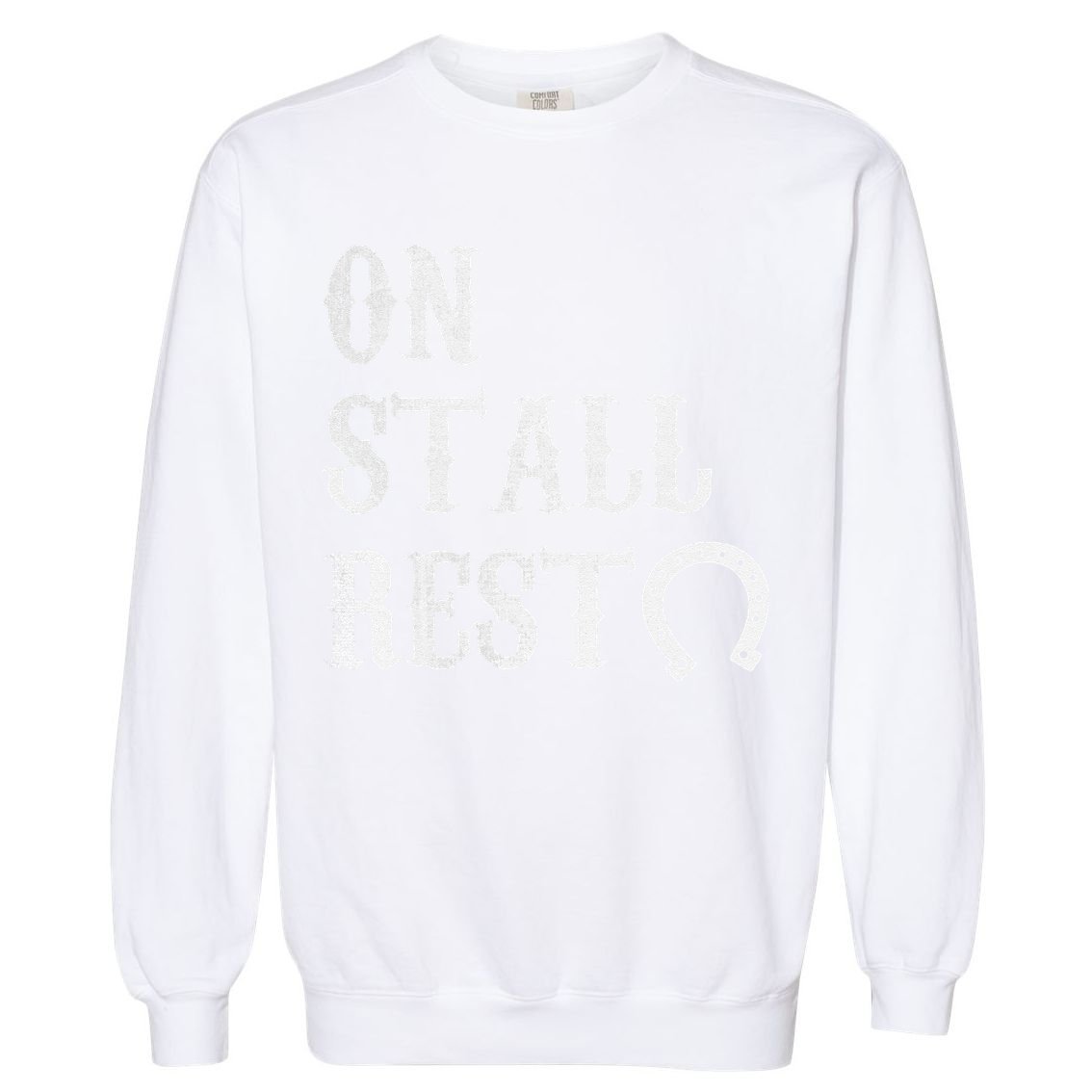 On Stall Rest Horse Garment-Dyed Sweatshirt