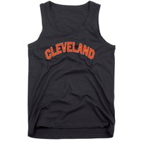 Ohio State Retro Vintage Distressed Cleveland Tank Top