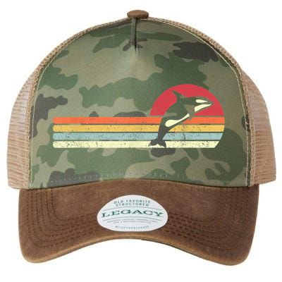 Orca Shirt. Retro Style Killer Whale Legacy Tie Dye Trucker Hat