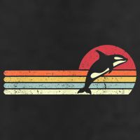 Orca Shirt. Retro Style Killer Whale Cool Comfort Performance Bucket Hat