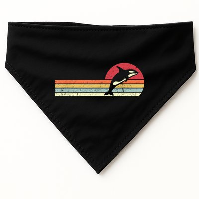 Orca Shirt. Retro Style Killer Whale USA-Made Doggie Bandana
