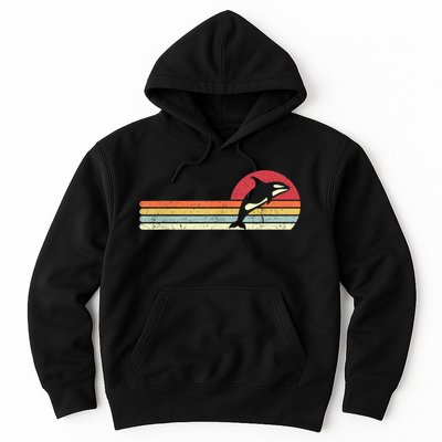 Orca Shirt. Retro Style Killer Whale Hoodie