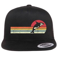 Orca Shirt. Retro Style Killer Whale Flatbill Hat