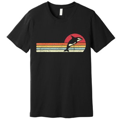 Orca Shirt. Retro Style Killer Whale Premium T-Shirt