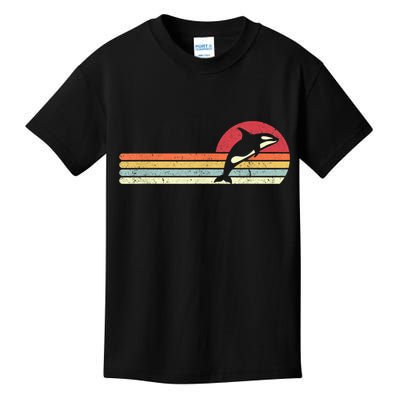 Orca Shirt. Retro Style Killer Whale Kids T-Shirt