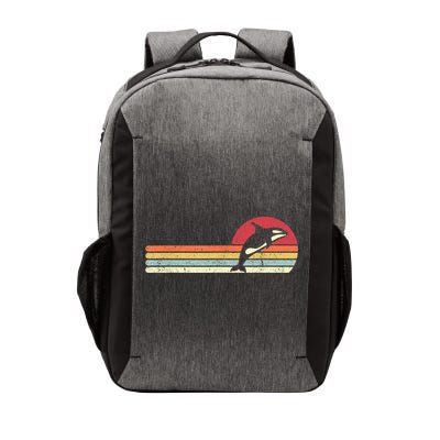 Orca Shirt. Retro Style Killer Whale Vector Backpack