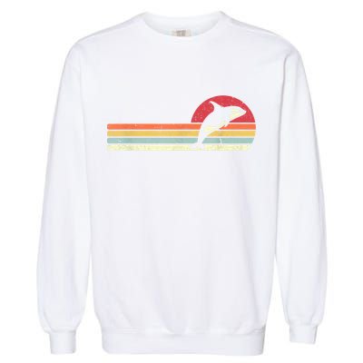 Orca Shirt. Retro Style Killer Whale Garment-Dyed Sweatshirt